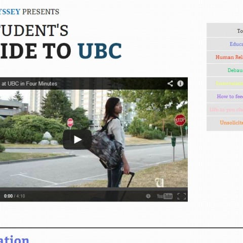 The Ubyssey Presents a Student's Guide to UBC