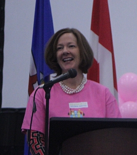 Alison Redford, Mackenzie Murphy on dealing with bullying at Lac La Biche Pink Shirt day